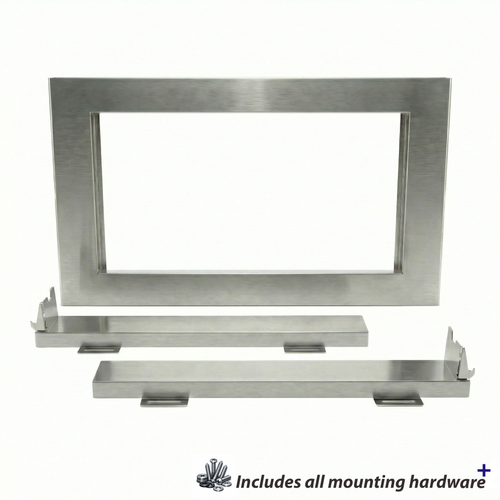 Custom microwave trim kit